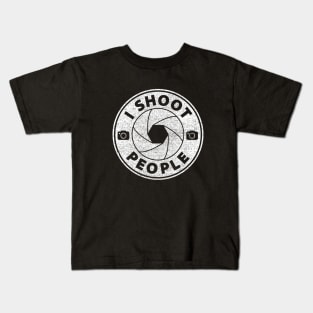 I shoot people. Kids T-Shirt